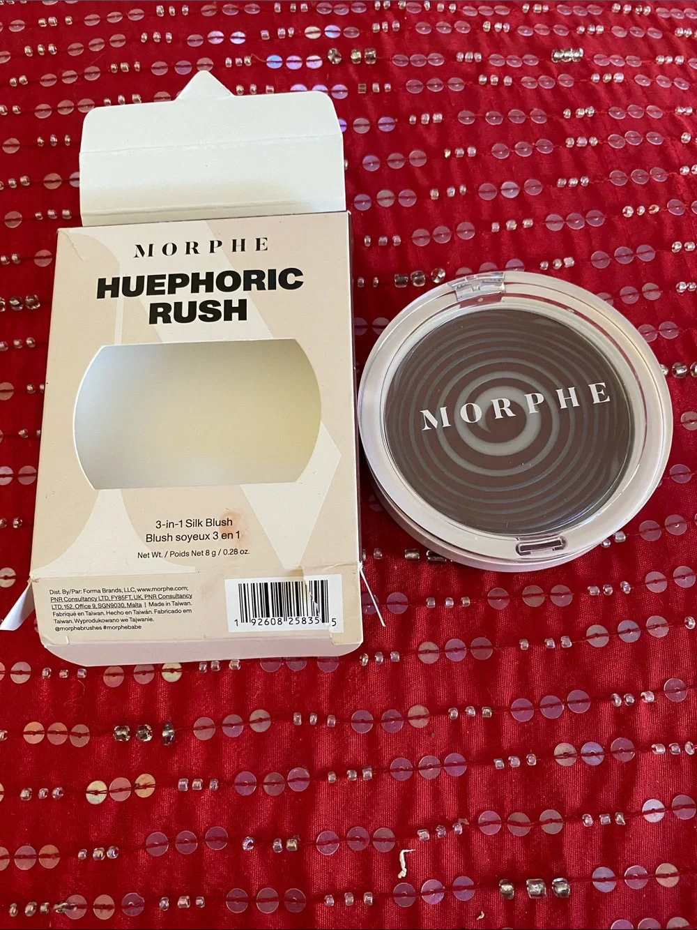 Morphe Huephoric Rush 3 in 1 Silk Blush In Touched New in Box NotReturnable